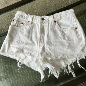 Levi’s Distressed Shorts